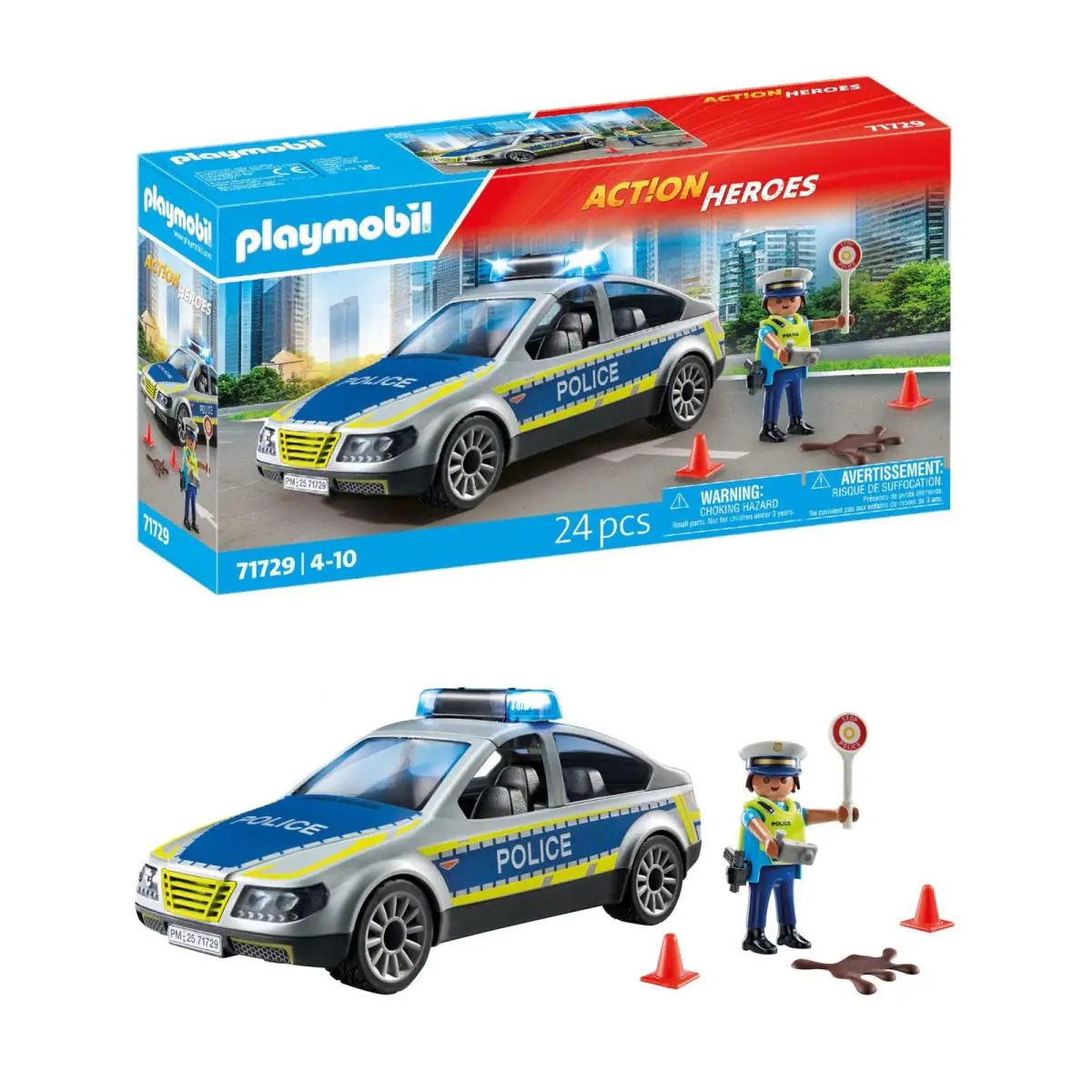 Playmobil Action Heroes Politie Patrouillewagen Politiewagen Speelgoedau