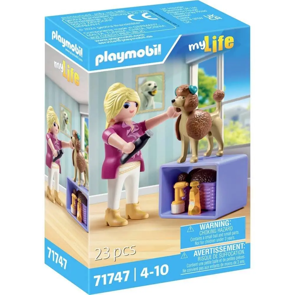 Playmobil Dog Groomer – Pet Stylist Figure with Grooming Tools Accessories For