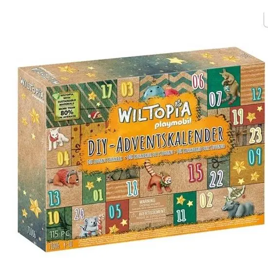 b41/5 Playmobil 71006 Wiltopia Diy Advent Calendar : Animals Around The World
