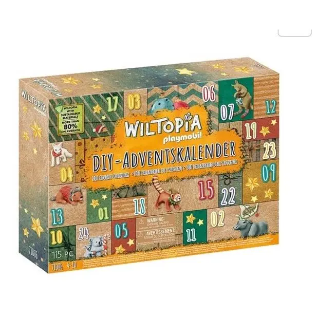 b41/5 Playmobil 71006 Wiltopia Diy Advent Calendar : Animals Around The World