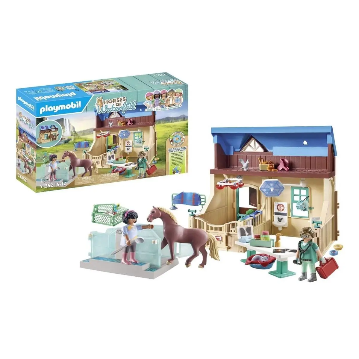 Playmobil Horses Of Waterfall 71352 Playset 164 Pieces For Ages 5-12