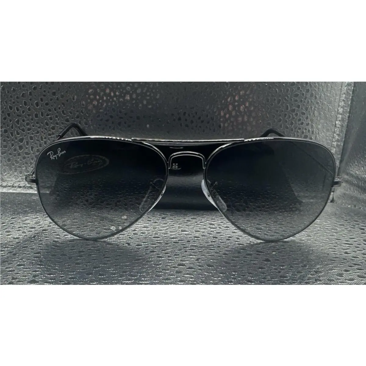 Ray Ban Aviator Large Gunmetal Grey Lens Sunglasses ORB3025 SZ55 5808