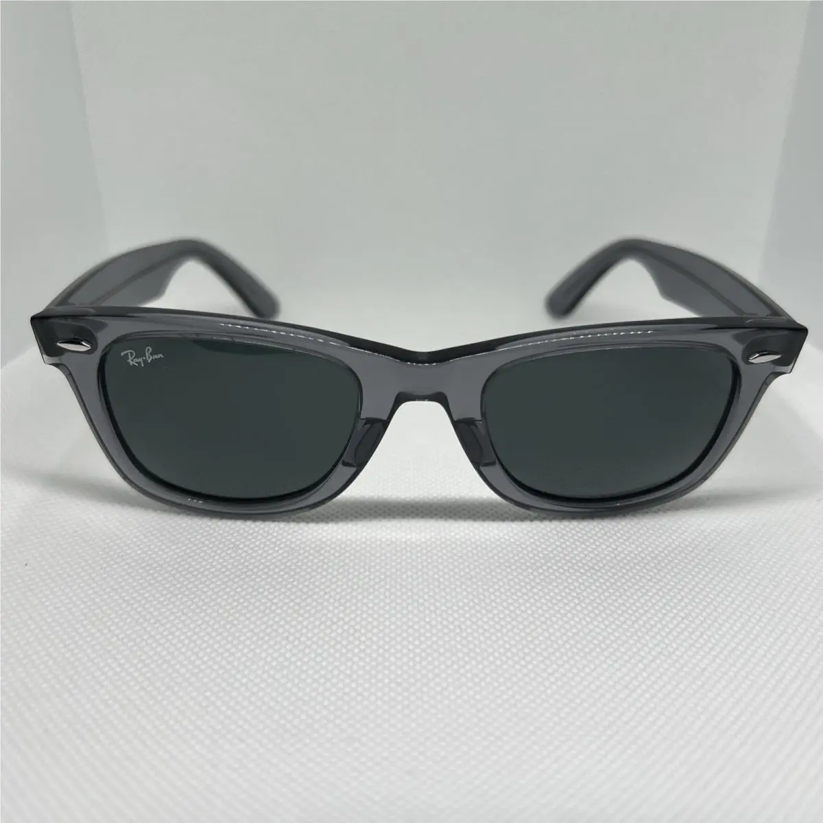 Ray-ban Wayfarer Classic Sunglasses RB 2140 6773/R5 Transparent Gray 50mm W/case