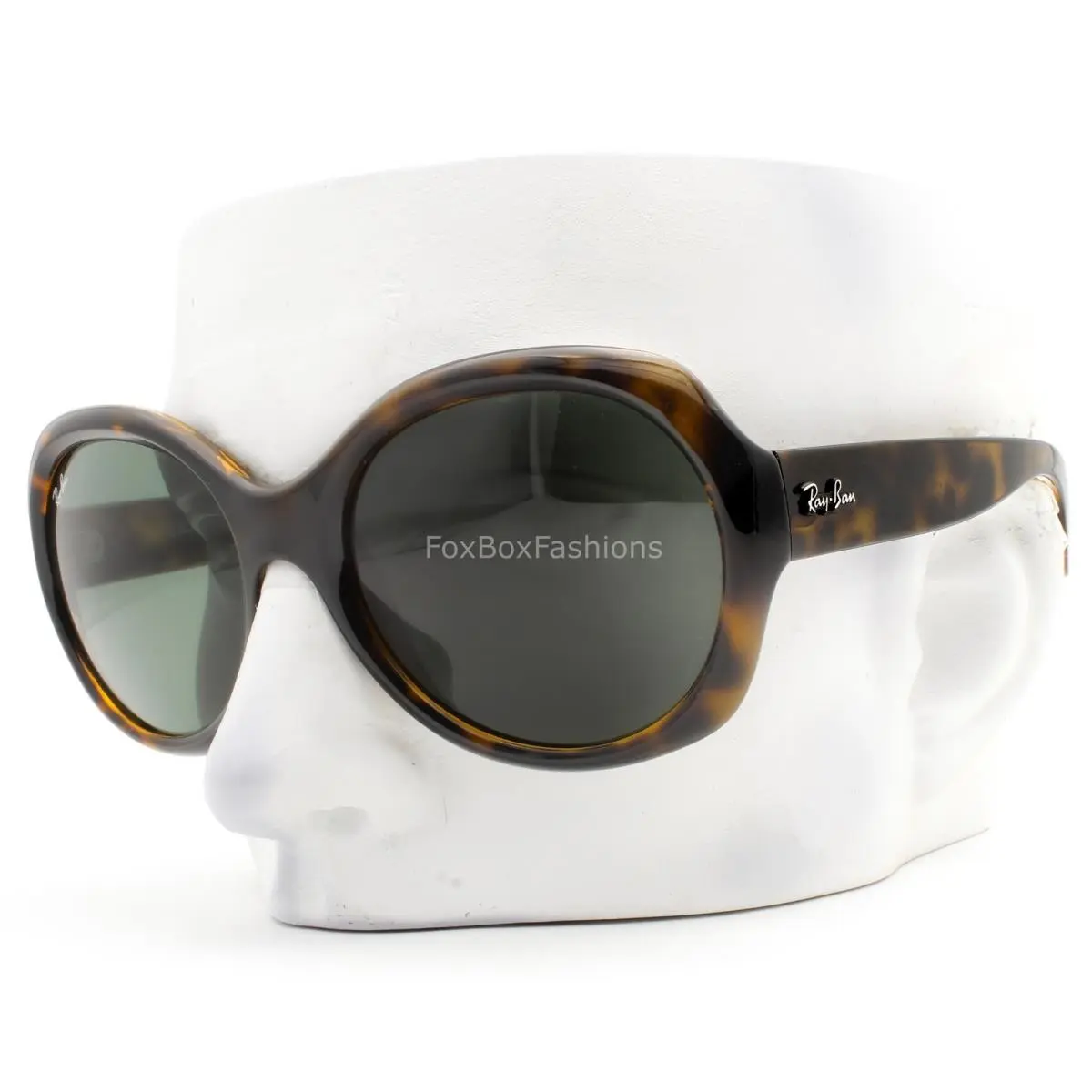 Ray-ban Sunglasses Shiny Light Brown Tortoise Green RB 4191 710/71 with Case by Ray-Ban