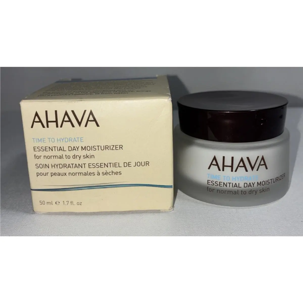 Ahava Essential Day Moisturizer 1.7oz/50mL Exp 3/2028