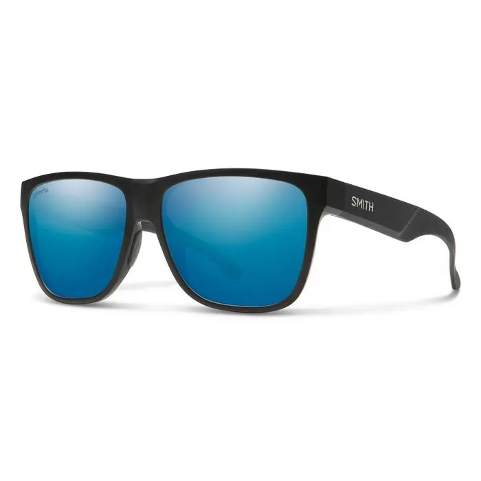Smith Lowdown XL 2 Sunglasses - Matte Black W/chromapop Polarized Blue Mirror