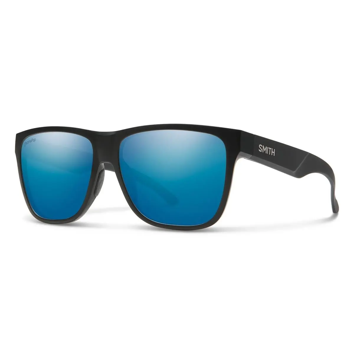 Smith Lowdown 2 XL One Size Matte Black / Chromapop Polarized Blue Mirror