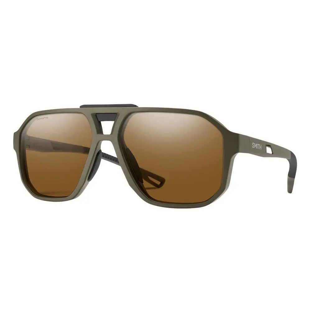 Smith Truss Sunglasses - Matte Olive Oil - Brown - Frame: Matte Olive Oil, Lens: Brown