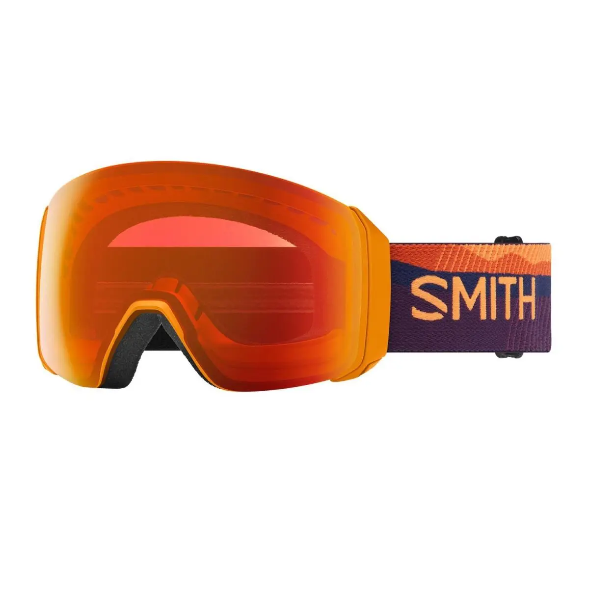 Smith 4D Mag XL Snow Goggles Electric Orange Sunrise CP Everyday Red + Bonus