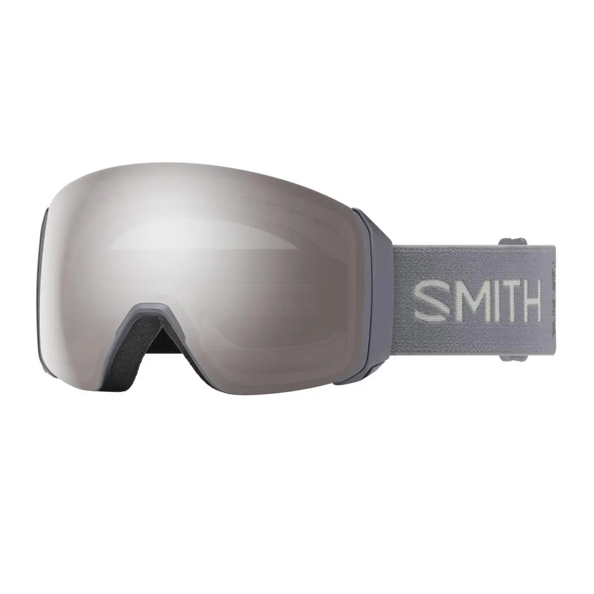 Smith 4D Mag XL Snow Goggles Cirrus Grey Chromapop Sun Platinum Mirror + Bonus - Frame: Gray