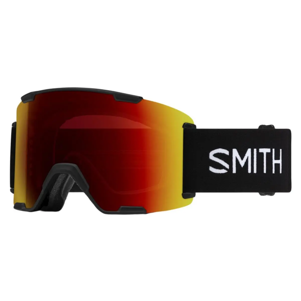 Smith Stash XL Ski Snowboard Goggles Black Frame Cps Red Mirror