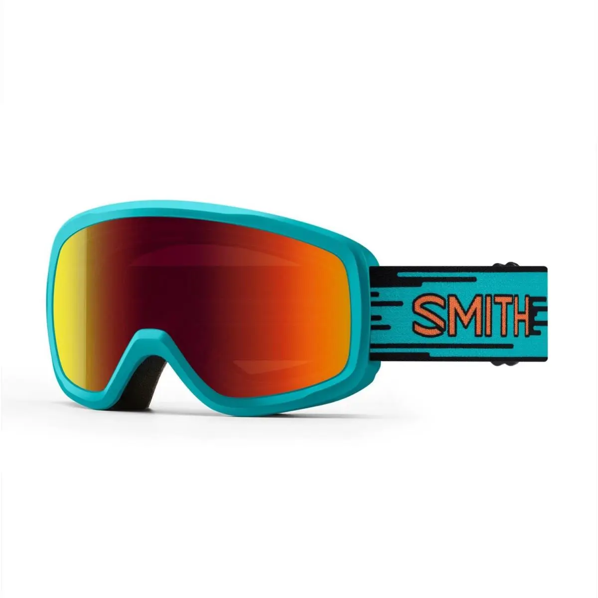 Smith Snowday Kids Ski / Snow Goggles Tropic Kidding Red Sol-x Mirror Lens
