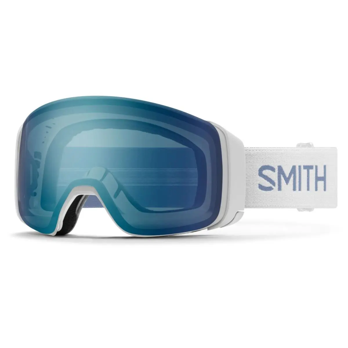 Smith 4D Mag Snow Goggles Mist Chromapop Everyday Blue Mirror Lens + Bonus - Frame: Gray
