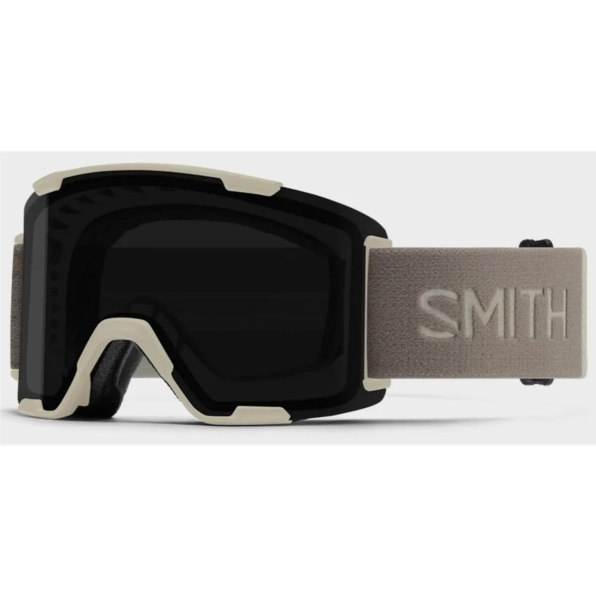 Smith Stash XL Ski Snowboard Goggles Chalk Frame Cps Black Mirror
