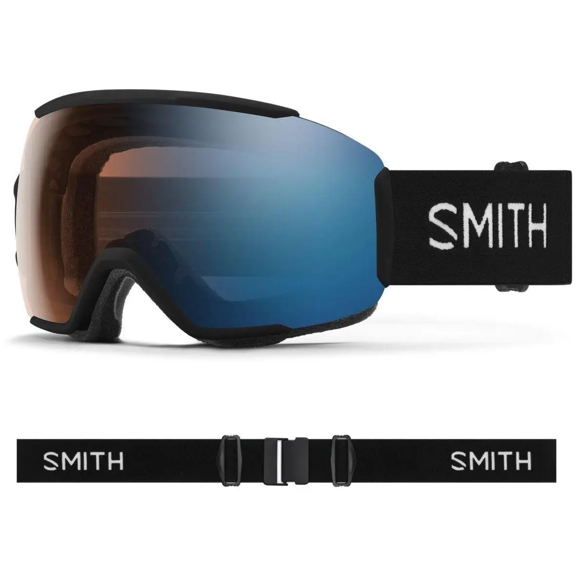 Smith M00769 Sequence Otg Low Bridge Fit Goggles Black by Smith Optics