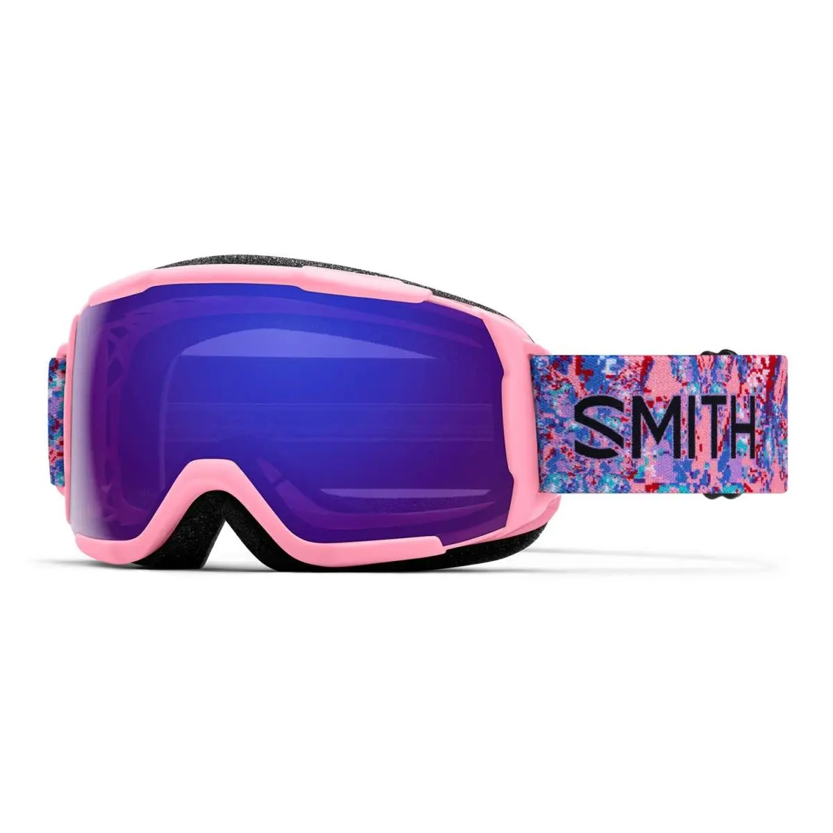 Smith Grom Youth Snow Goggles Pink Lofi Butterfly Everyday Violet Mirror Lens