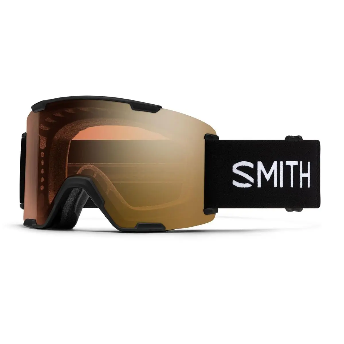 Smith Stash XL Ski / Snow Goggles Black Pro Photochromic Gold Mirror Lens by Smith Optics