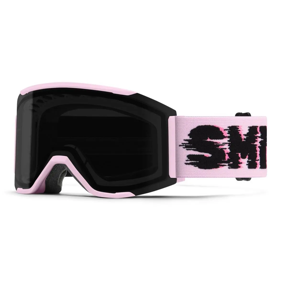 Smith Squad Mag Snow Goggles Pink Frost Flex Glitch CP Sun Black Lens + Bonus