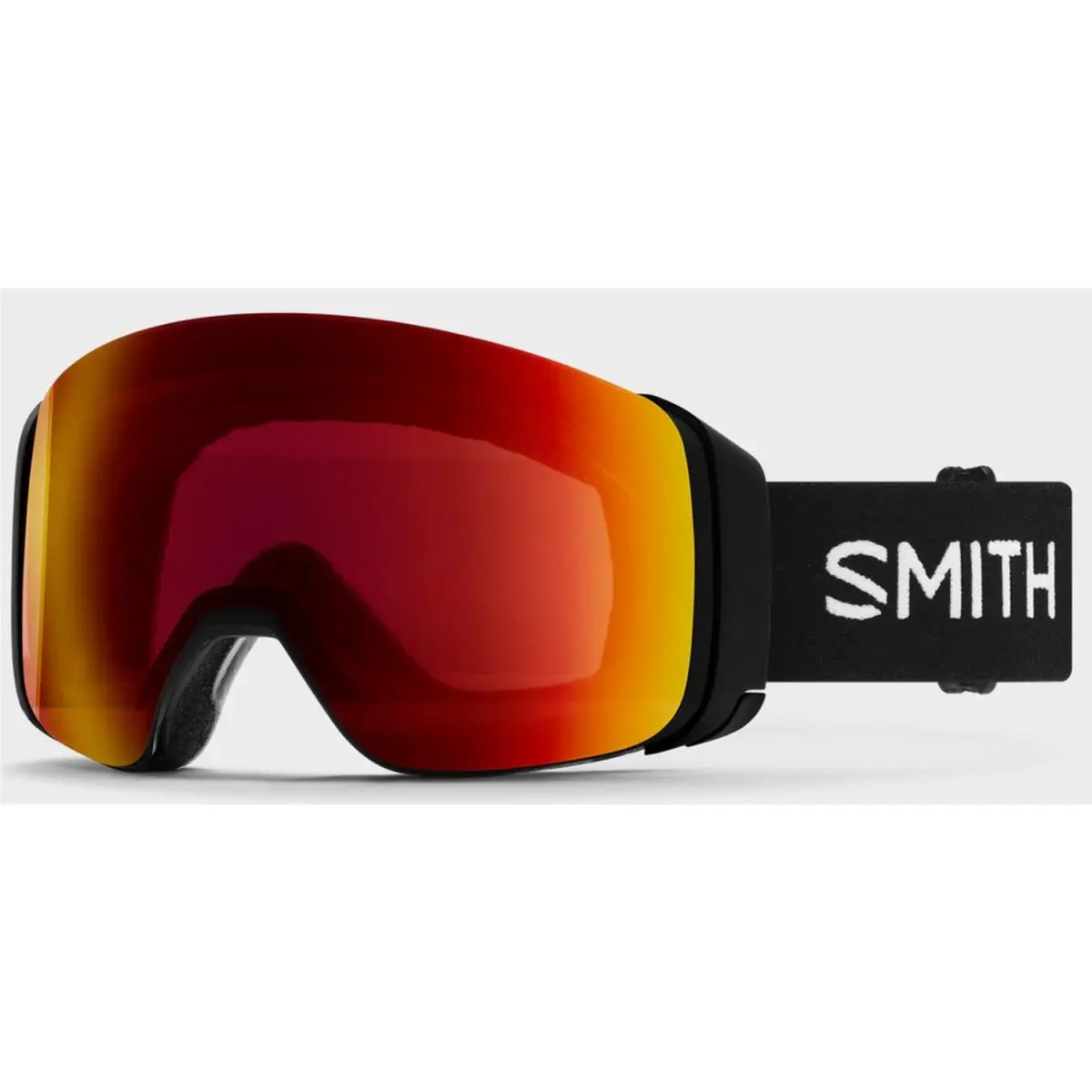 Smith 4D Mag Ski Snowboard Goggles Black Cps Red Mirror