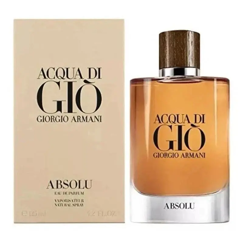 Acqua Di Gio Absolu Giorgio Armani Men 4.2 oz 125 ml Eau De Parfum Spray