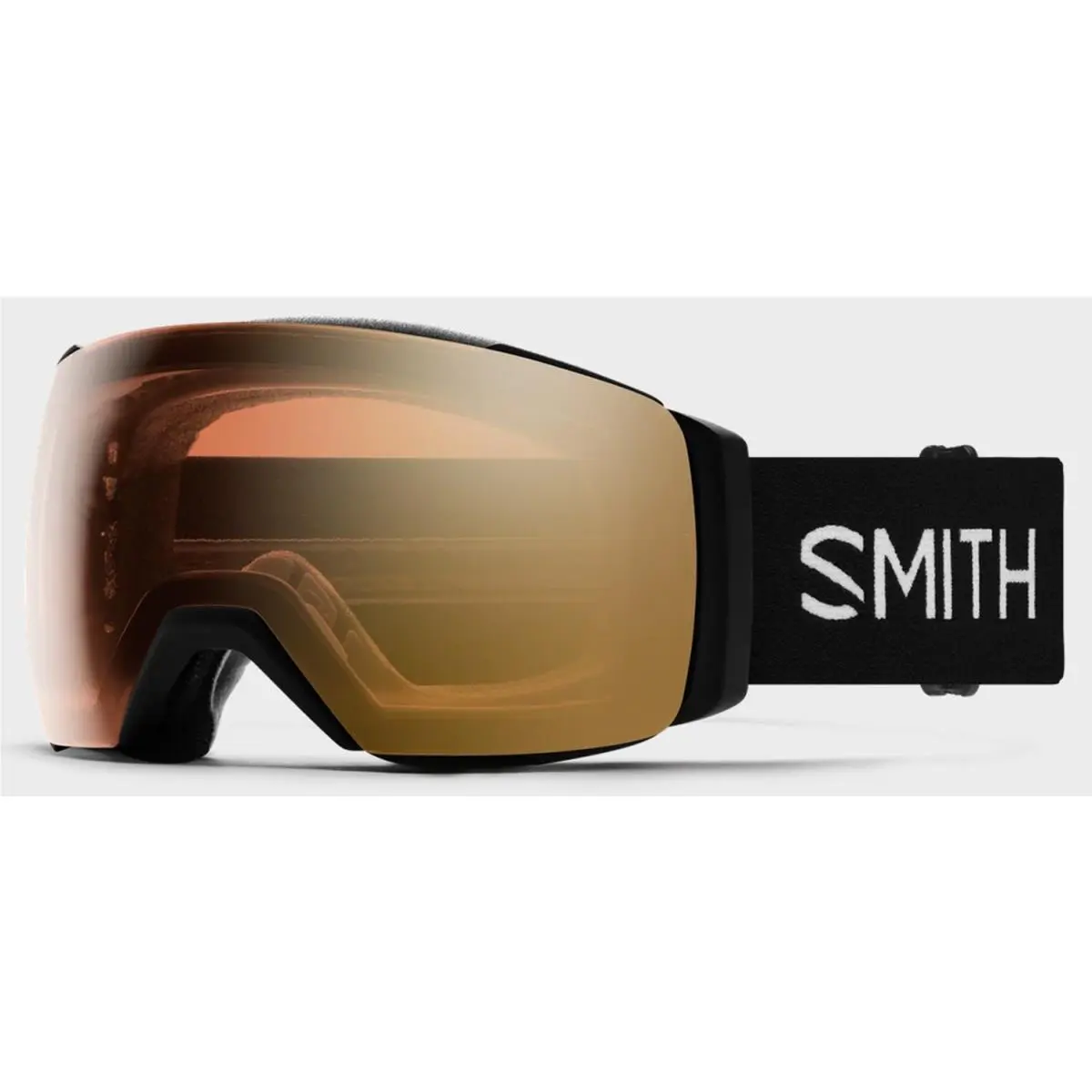 Smith I/o Mag XL Ski Goggles Black CP Photochromic Gold Mirror