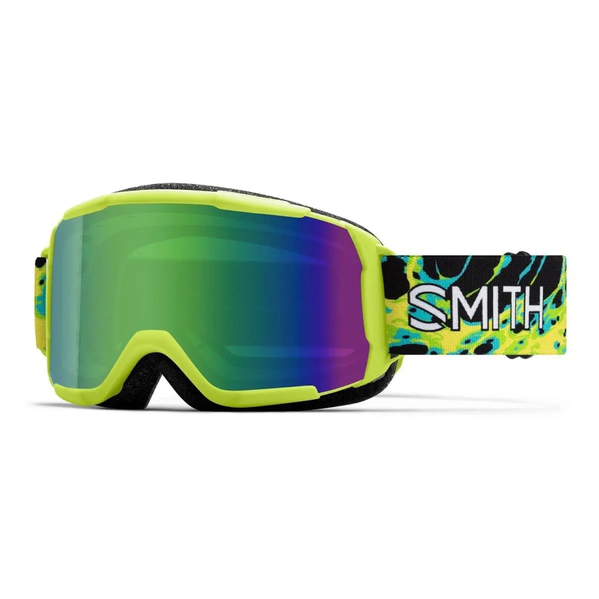 Smith Daredevil Youth Snow Goggles Electric Lime Slime Green Sol-x Mirror Lens