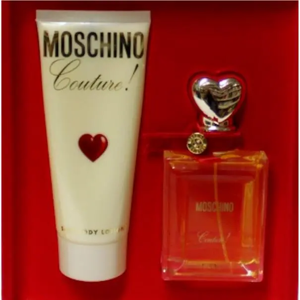 Couture For Women 2pc Set 1.7 oz Edp Spray + 3.4 oz Body Lotion by Moschino