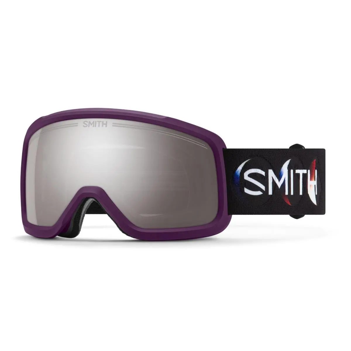Smith Shakedown Snow Goggles Cherry Lacquer Phases Sun Platinum Mirror + Bonus