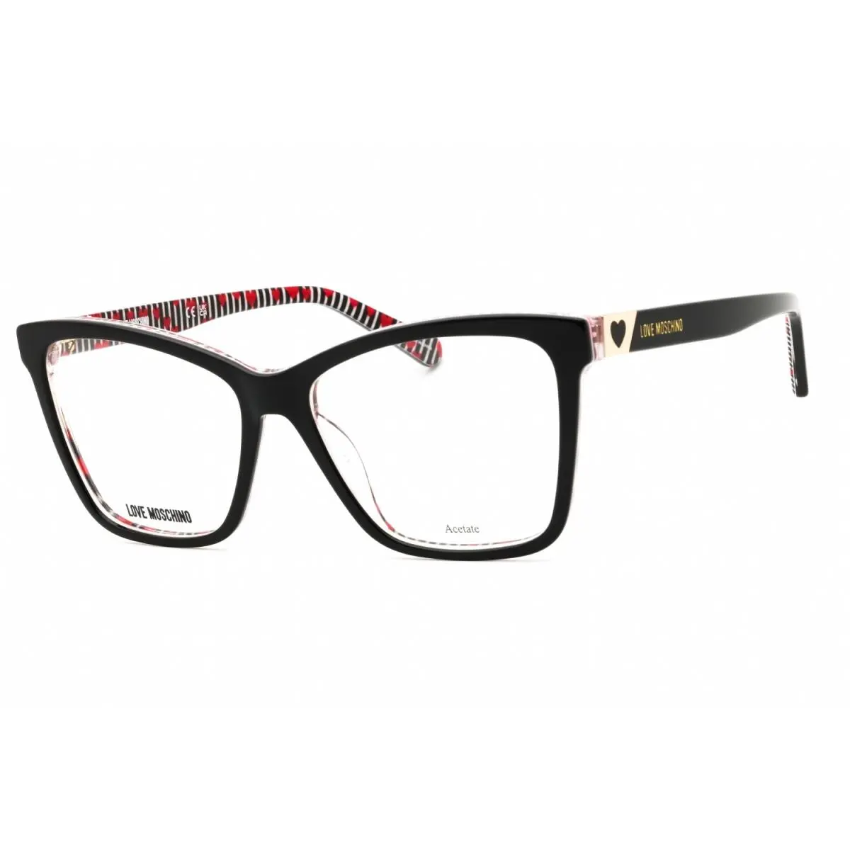 Moschino Love MOL586-807-54 Eyeglasses Frame Size 54mm 15mm 140mm Black Women 7