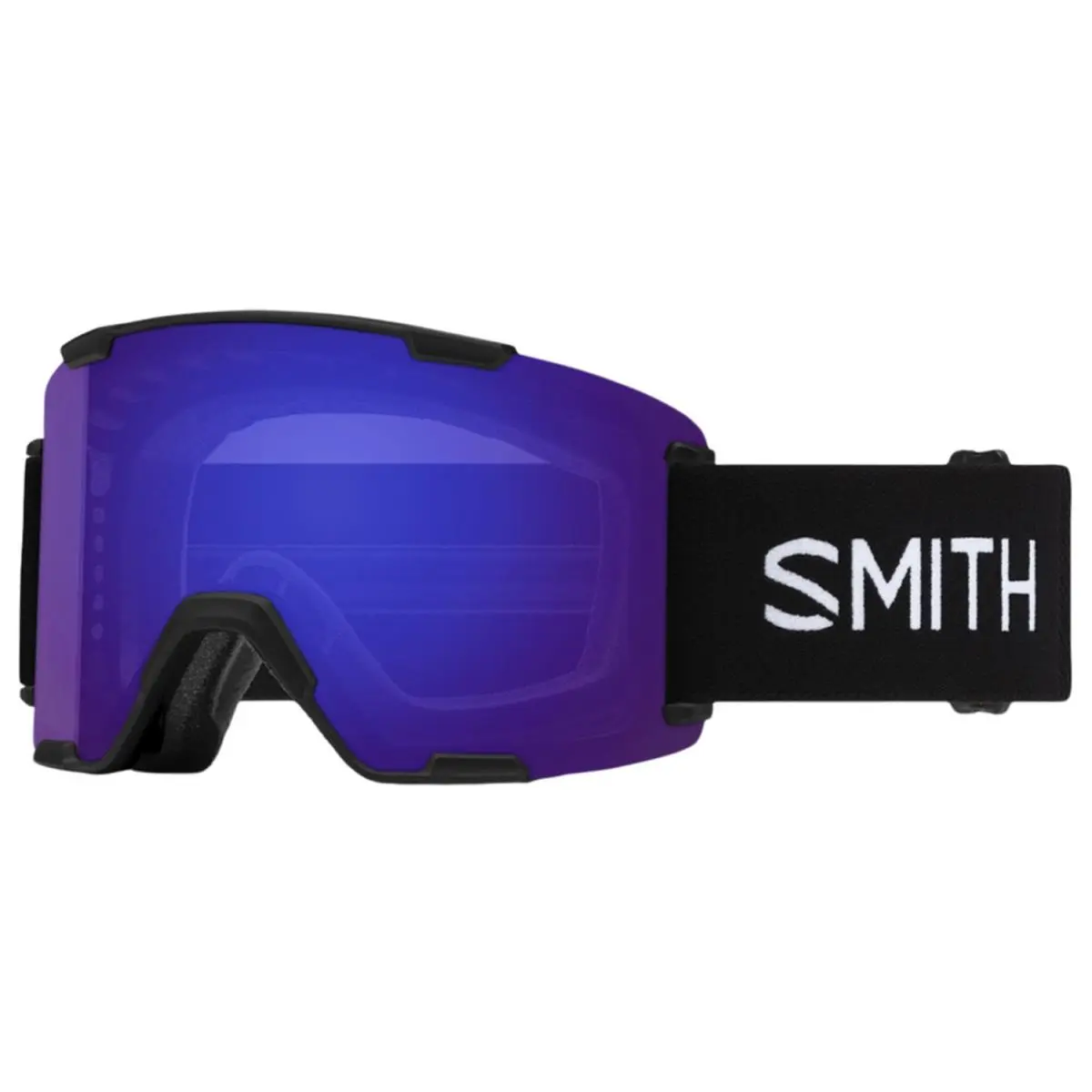 Smith Stash XL Ski Snowboard Goggles Black Frame Cpe Violet Mirror