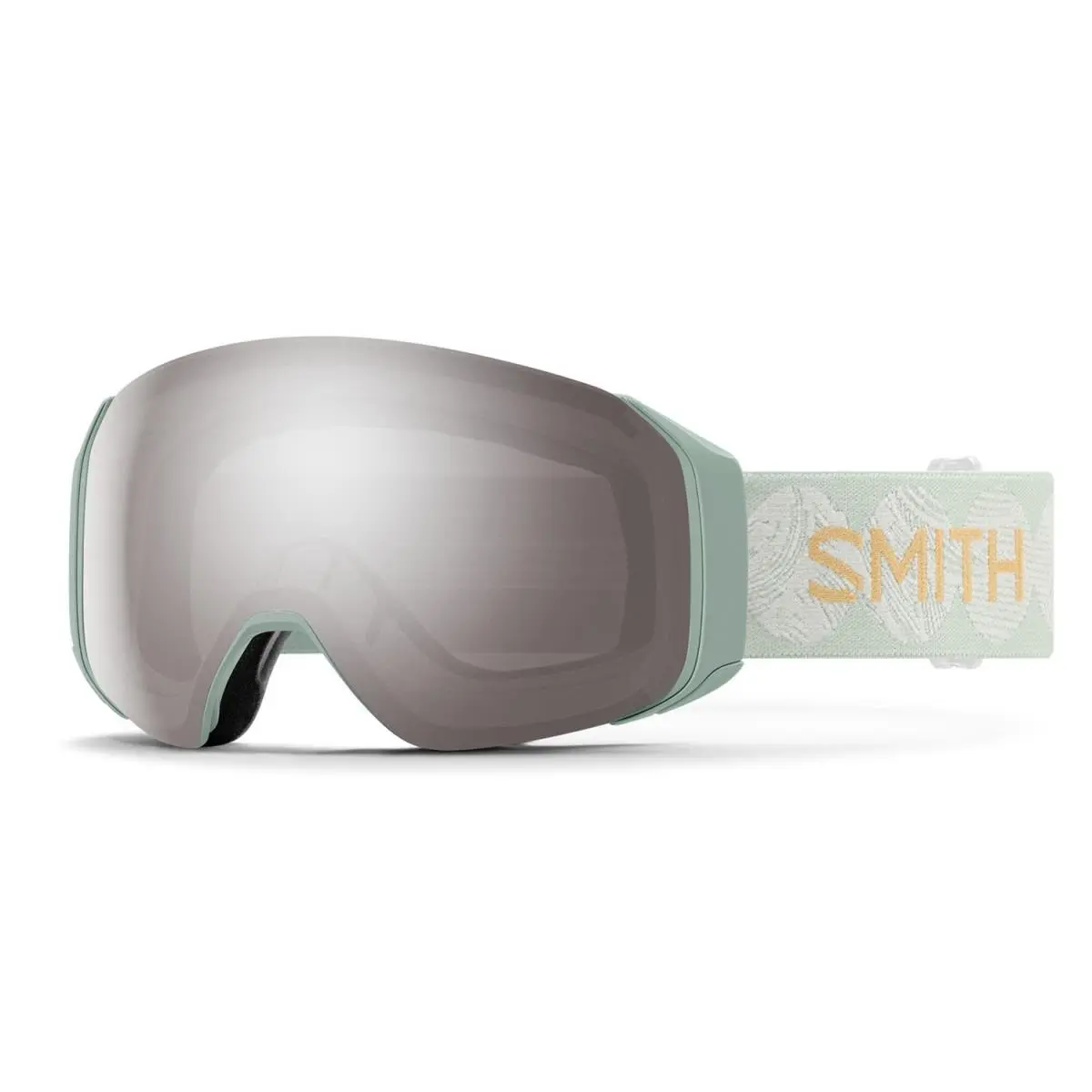 Smith 4D Mag S Snow Goggles Soft Grass Waves CP Sun Platinum Mirror Lens +bonus by Smith Optics