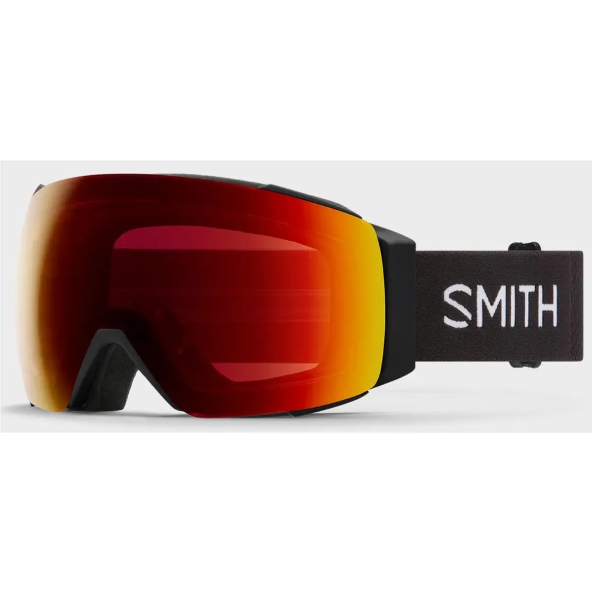 Smith I/o Mag Ski Snowboard Goggles Black Frame Cps Red Mirror