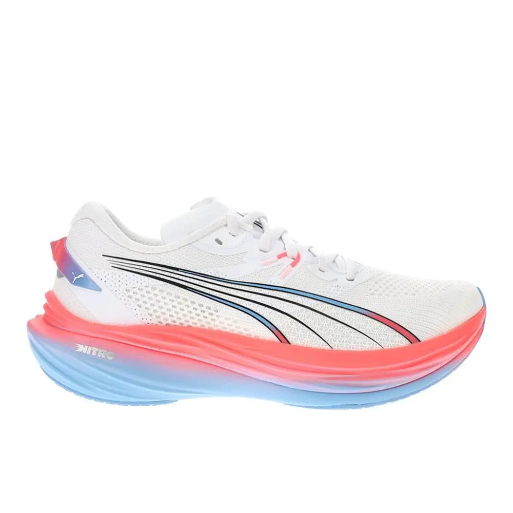 X Alex Toussaint Deviate Nitro 3 Running Mens White Sneakers Athletic Sho by Puma