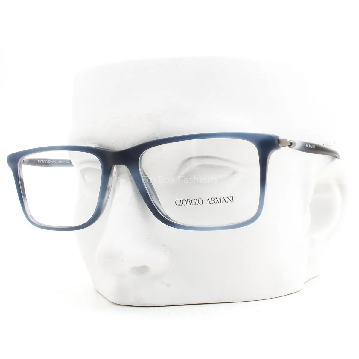 Eyeglasses AR 7261 6165 Glasses Matte Striped Blue 54mm with Case by Giorgio Armani