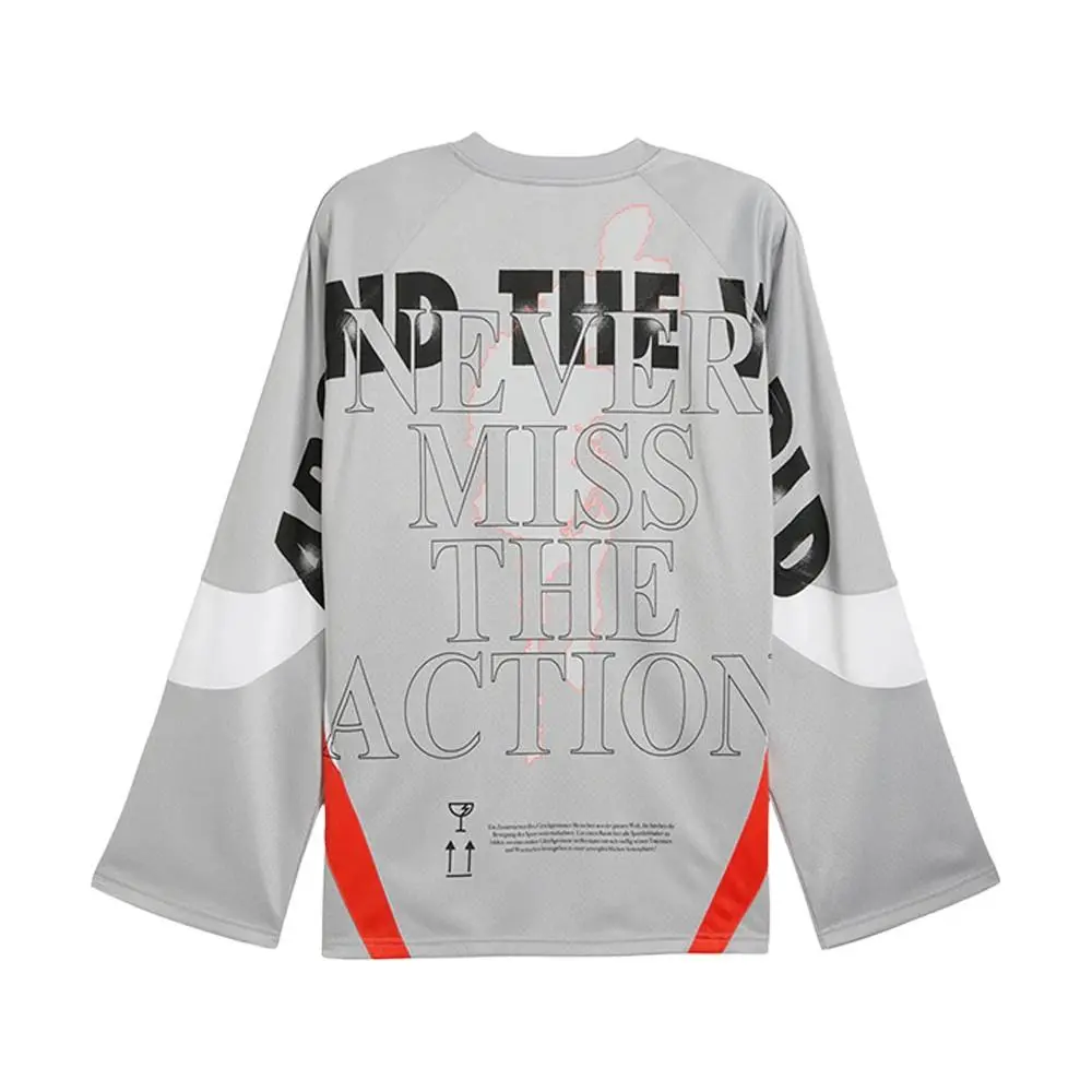 Puma clothing - PUMA Nine To Five VNeck Long Sleeve Jersey - 63250463 - Grey 0