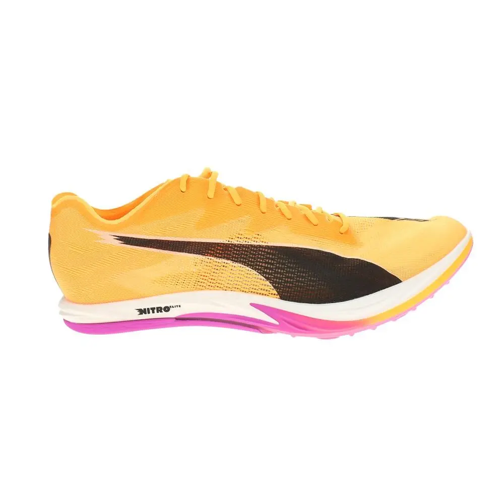 Puma Long Distance Nitro Elite 3 Track Field Distance Spikes Womens Orange Snea