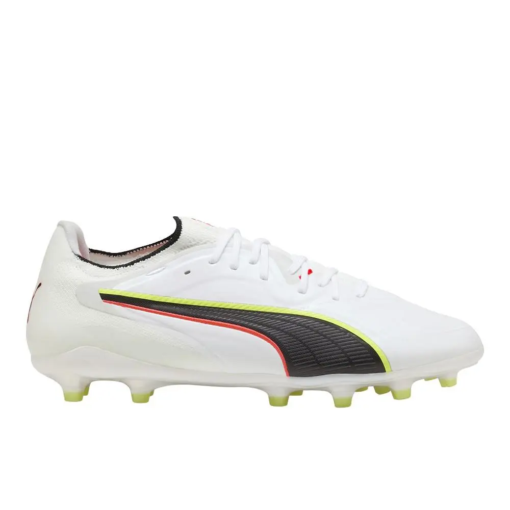 Puma King 20 Ultimate Firm Groundartifical Ground Soccer Cleats Womens White Sne