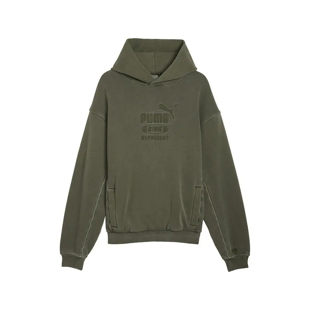 X Represent Graphic Pullover Hoodie Mens Green Casual Outerwear 63254292 by Puma