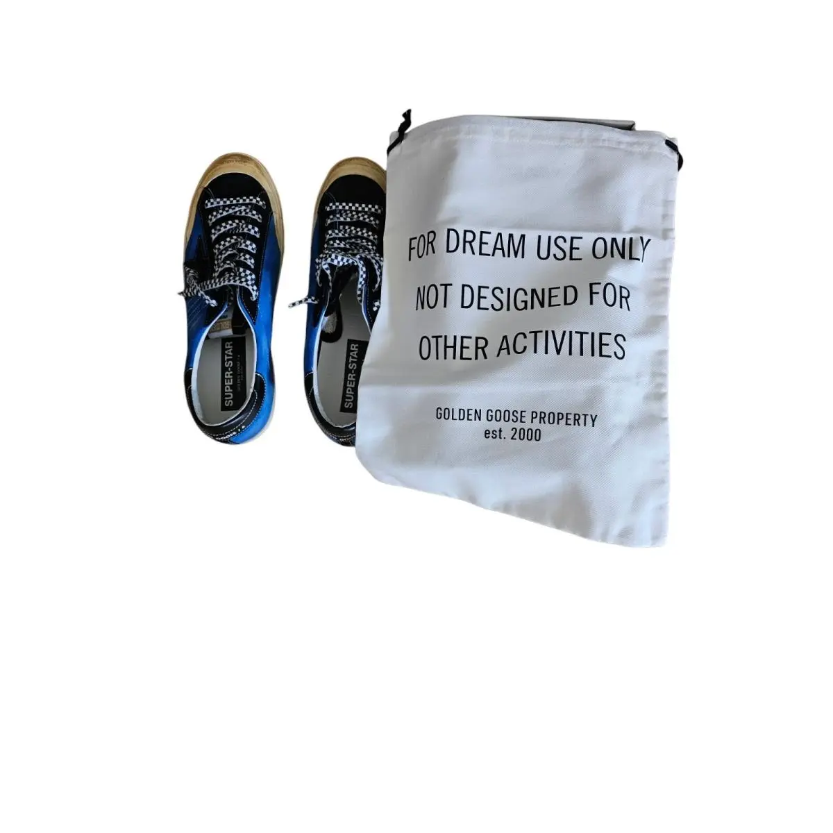 Golden Goose shoes - Golden Goose Super-Star - GMF00107F004143 - Blue 1