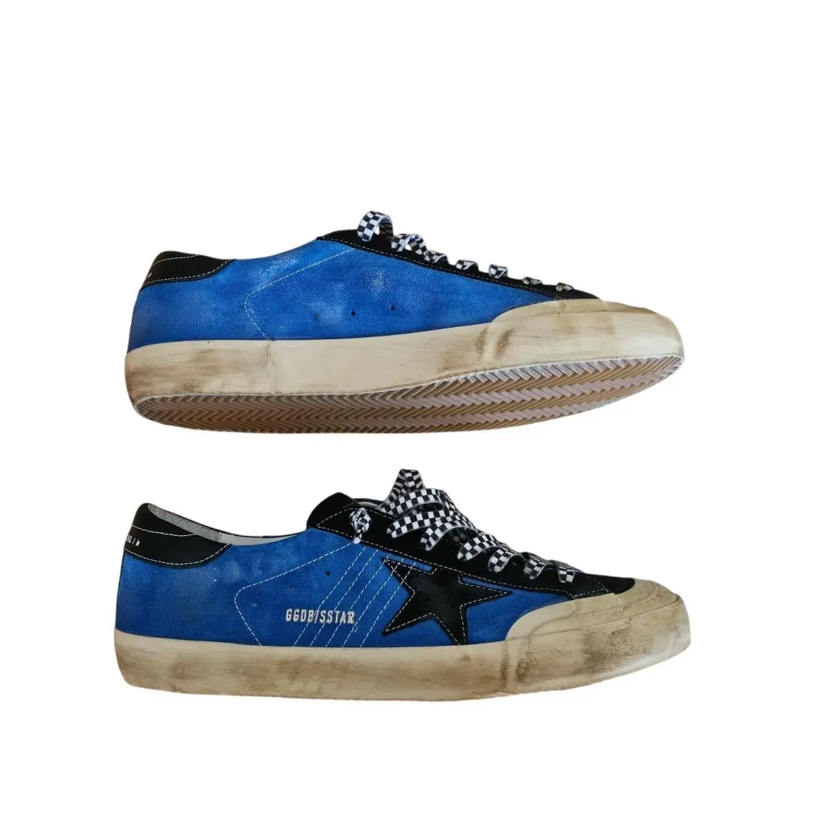 Golden Goose shoes - Golden Goose Super-Star - GMF00107F004143 - Blue 3