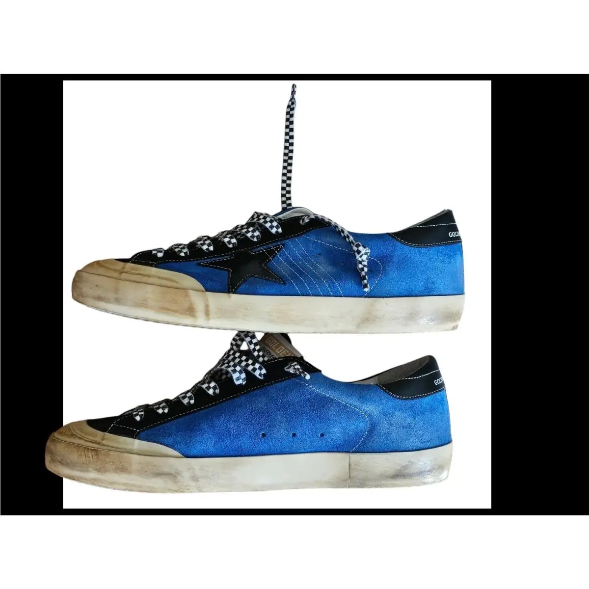 Golden Goose shoes - Golden Goose Super-Star - GMF00107F004143 - Blue 2
