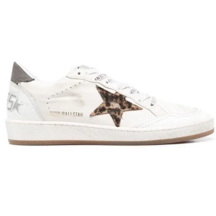 Golden Goose Men’s White Ball Star Low Top Sneaker Size US 8/EU 41