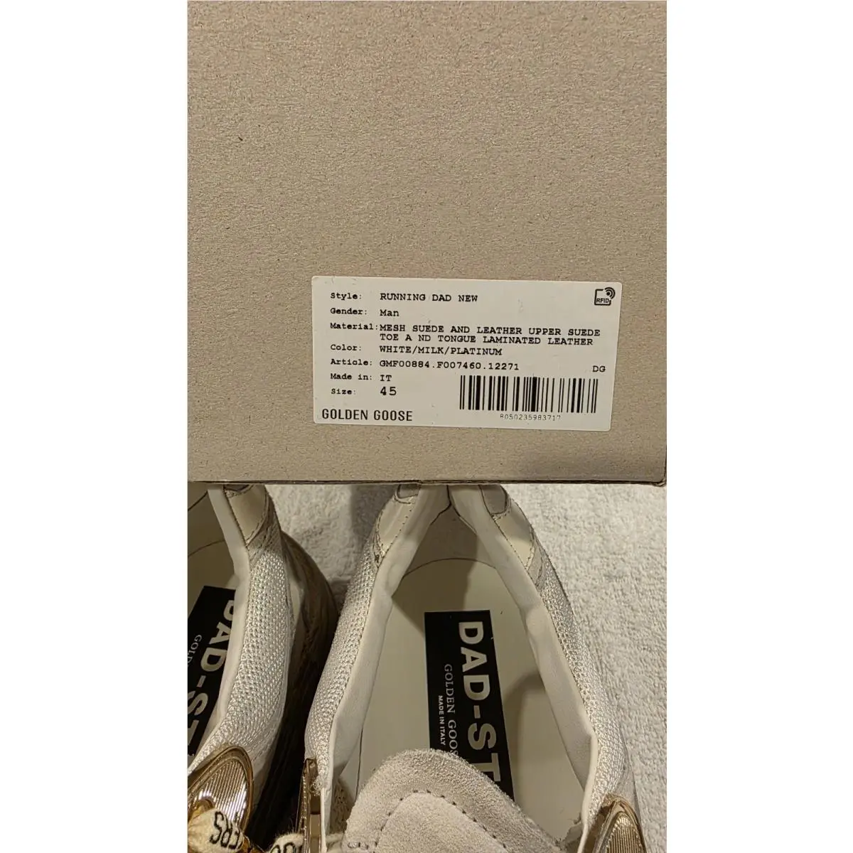 Golden Goose shoes - Golden Goose Dad-Star - White 8