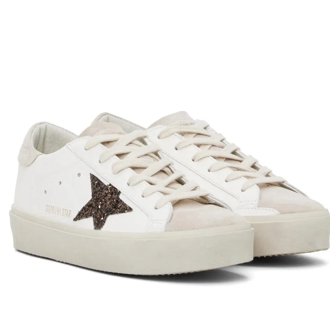 Golden Goose Hi Star Glitter Low Top Sneaker Size US 11 / Eur 41