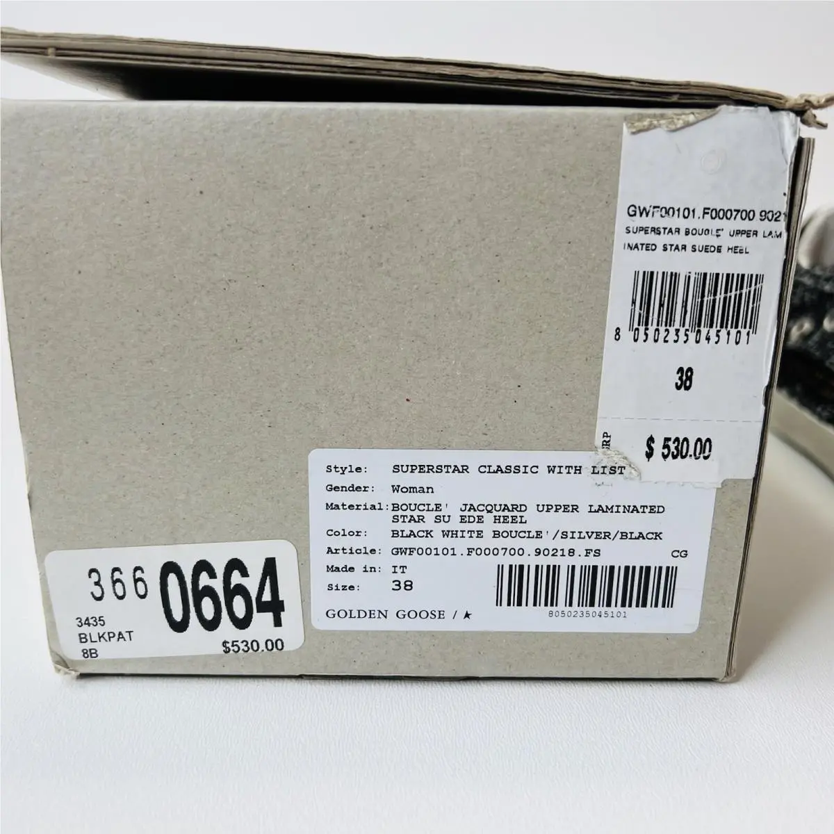 Golden Goose shoes - Golden Goose Superstar Classic - Superstar Classic - 3435 - White/ Silver (UPC: 8050235045101) 0