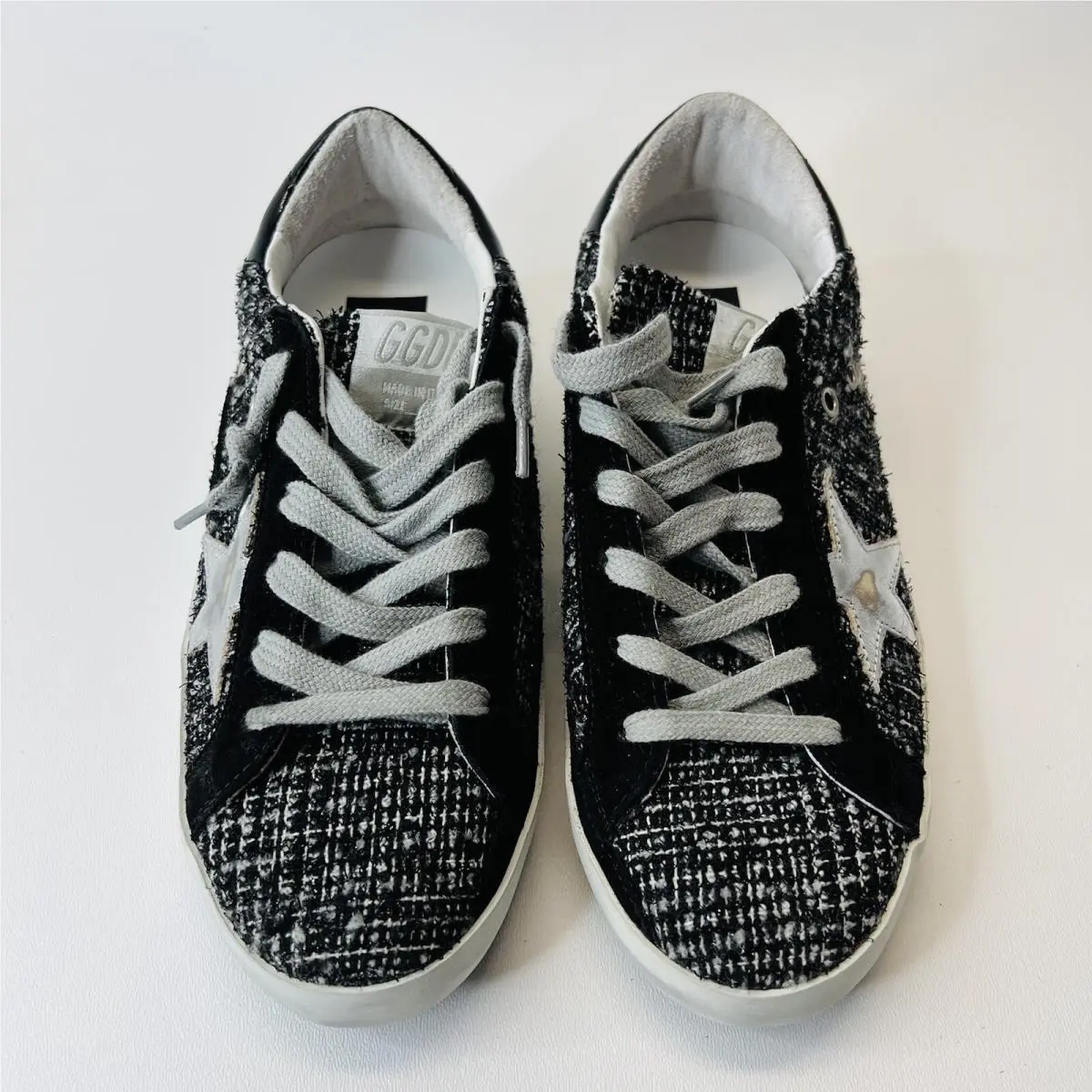 Golden Goose shoes - Golden Goose Superstar Classic - Superstar Classic - 3435 - White/ Silver (UPC: 8050235045101) 3