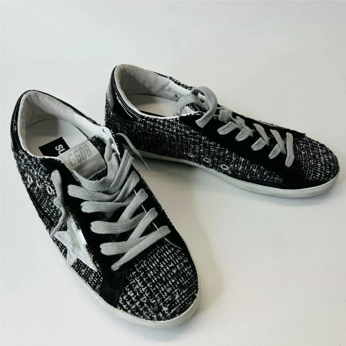 Golden Goose shoes - Golden Goose Superstar Classic - Superstar Classic - 3435 - White/ Silver (UPC: 8050235045101) 5