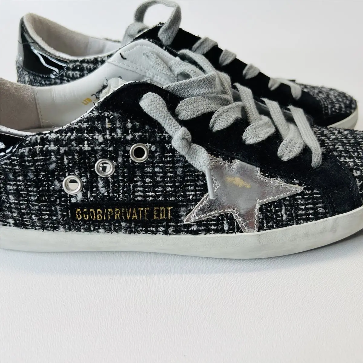 Golden Goose shoes - Golden Goose Superstar Classic - Superstar Classic - 3435 - White/ Silver (UPC: 8050235045101) 6