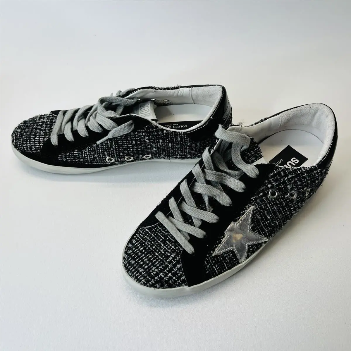 Golden Goose shoes - Golden Goose Superstar Classic - Superstar Classic - 3435 - White/ Silver (UPC: 8050235045101) 7