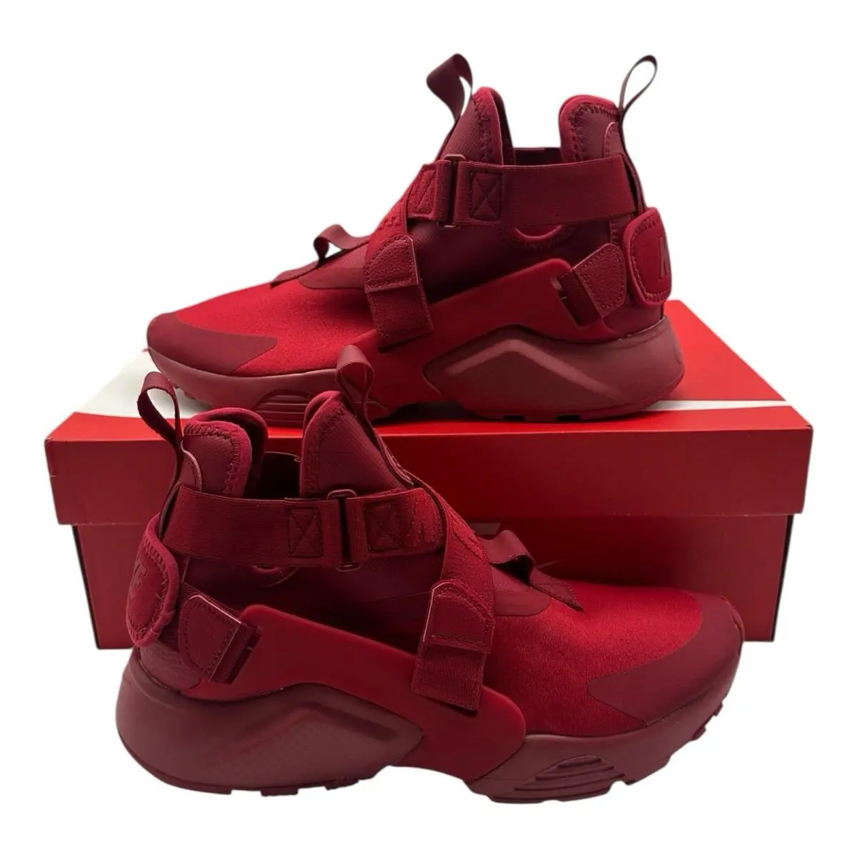 Nike Air Huarache City GS Shoes Youth 5.5 Womens 7 Gym Red Sneakers AJ6662-601